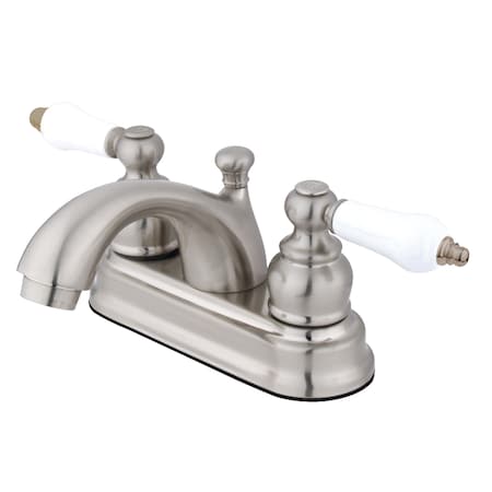 Kingston Brass 4" Centerset Bathroom Faucet, Brushed Nickel KB2608PL
